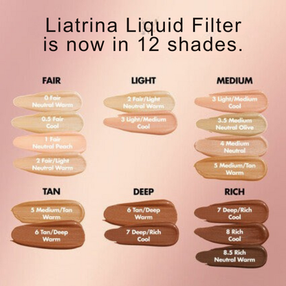 Glowy Liquid Filter for a Natural, Luminous Skin Finish